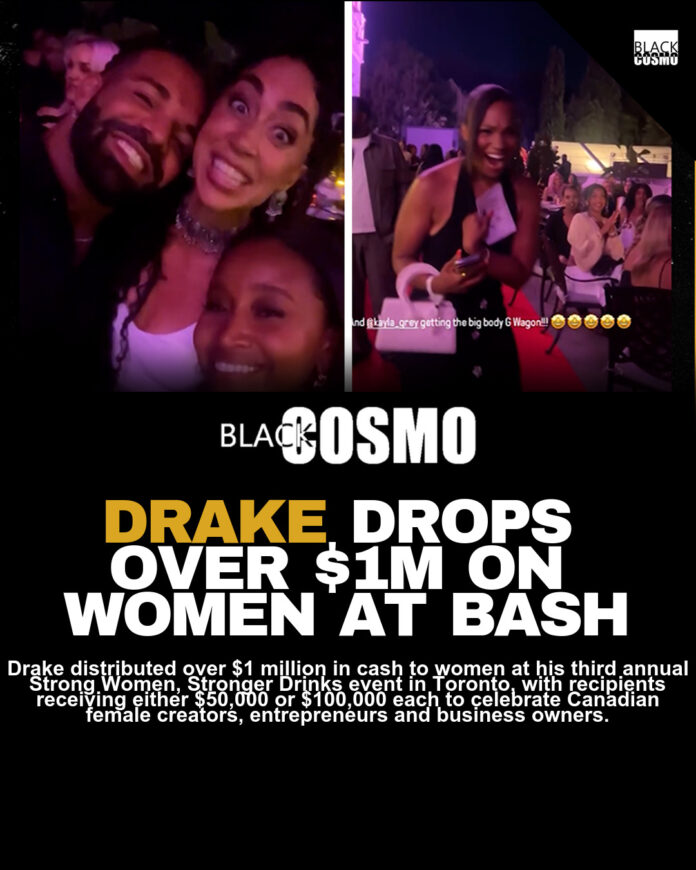 Drake’s $1M Ladies’ Night: Cash & Cars Giveaway Drake’s $1M Ladies’ Night: Cash & Cars Giveaway