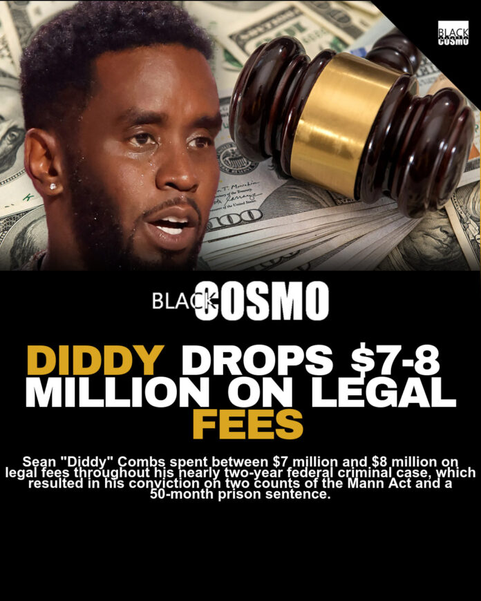 Diddy Spends $8M on Legal Defense in Criminal Case Diddy Spends $8M on Legal Defense in Criminal Case