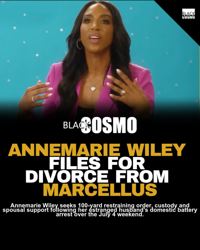 Annemarie Wiley Files Divorce, Restraining Order Against Marcellus Annemarie Wiley Files Divorce, Restraining Order Against Marcellus