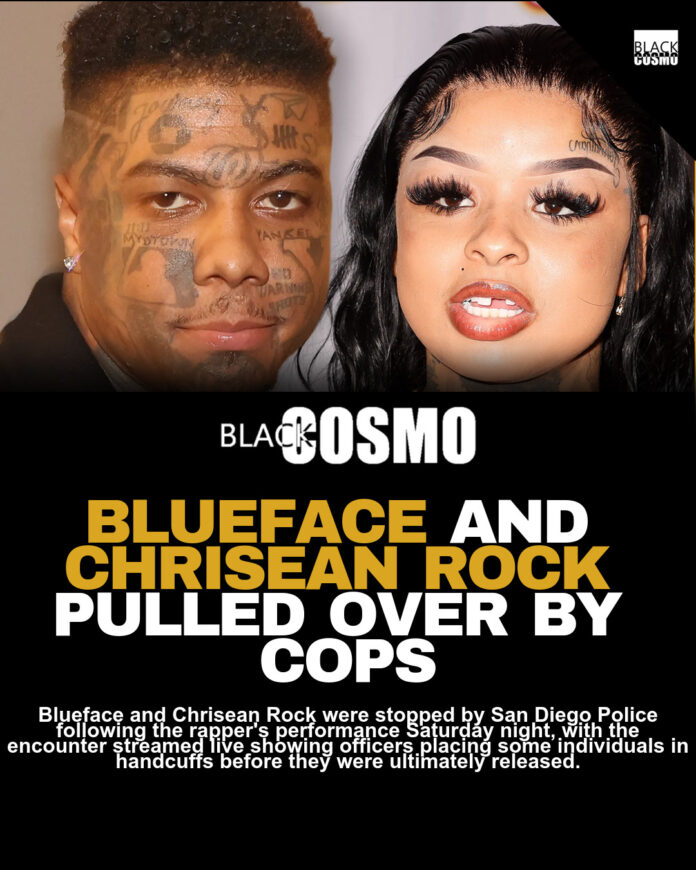 Blueface And Chrisean Rock Pulled Over in San Diego Blueface And Chrisean Rock Pulled Over in San Diego