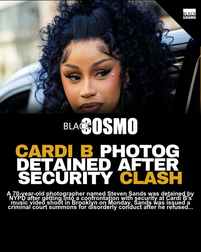 Cardi B Video Shoot: Photographer Arrested in Security Clash Cardi B Video Shoot: Photographer Arrested in Security Clash