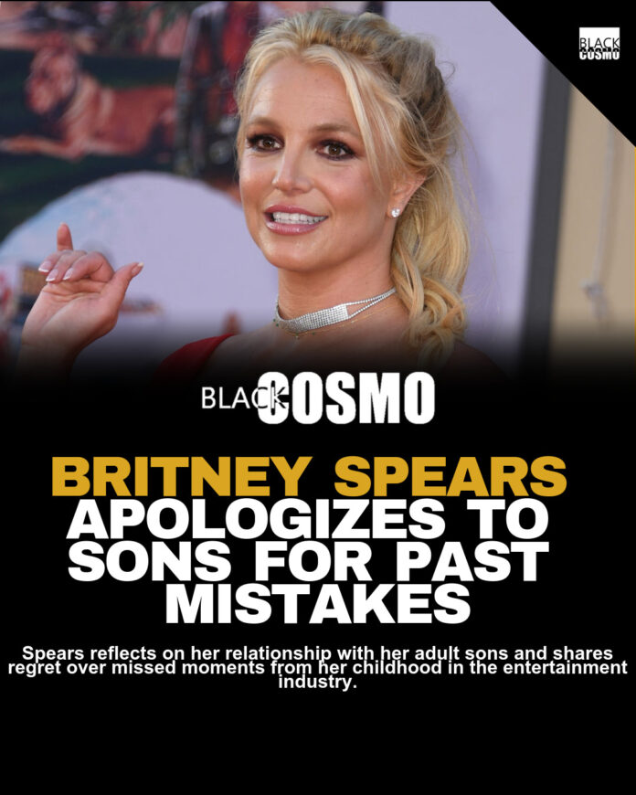 Britney Spears Apologizes for Past Mistakes With Kids Britney Spears Apologizes for Past Mistakes With Kids