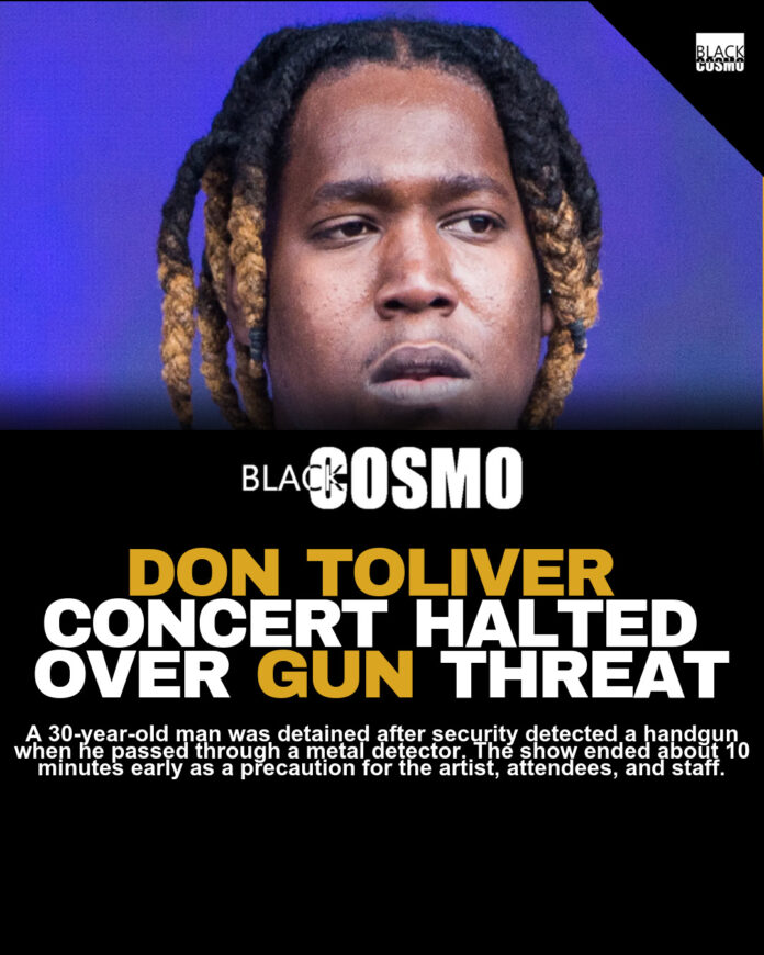 Don Toliver Concert Halted After Gun Found in Arena Don Toliver Concert Halted After Gun Found in Arena