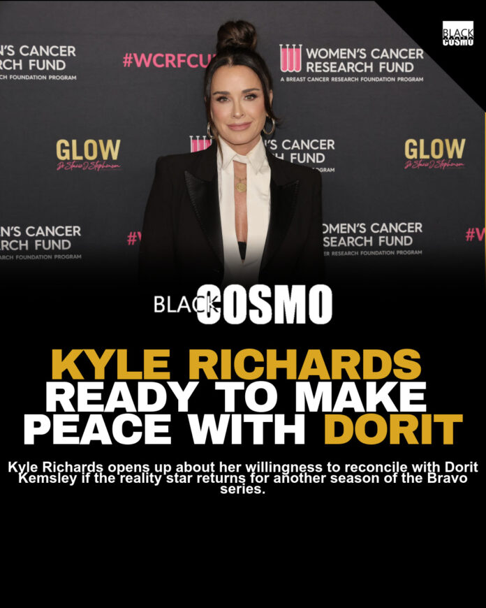Kyle Richards Ready to Repair Dorit Kemsley Feud Kyle Richards Ready to Repair Dorit Kemsley Feud