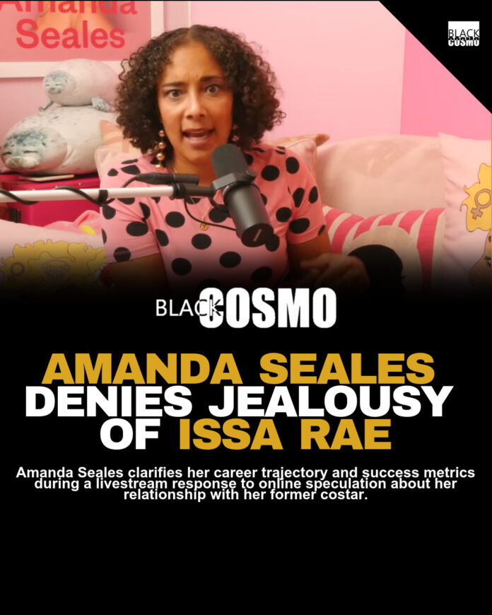 Amanda Seales Denies Jealousy Over Issa Rae’s Success Amanda Seales Denies Jealousy Over Issa Rae’s Success