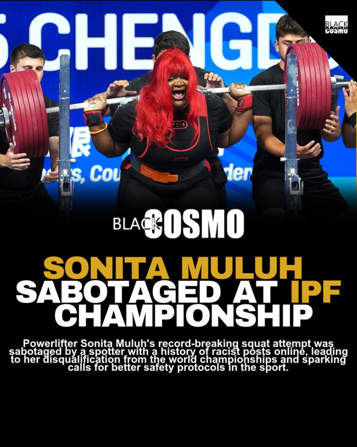 Black Powerlifting Champion Sabotaged Black Powerlifting Champion Sabotaged