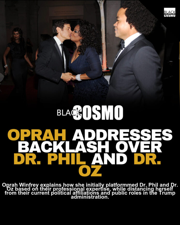 Oprah Responds to Dr. Phil and Dr. Oz Backlash Oprah Responds to Dr. Phil and Dr. Oz Backlash