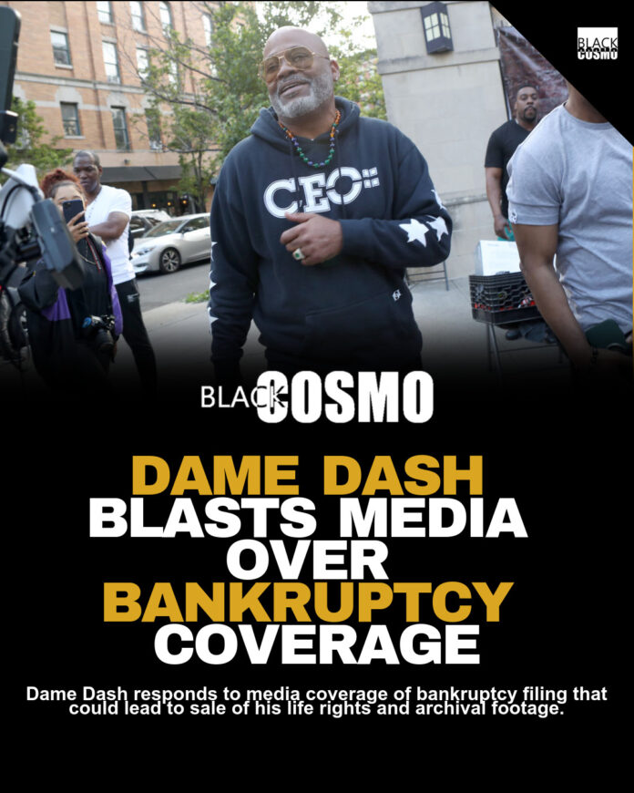 Dame Dash Responds to Latest Bankruptcy Report Claims Dame Dash Responds to Latest Bankruptcy Report Claims