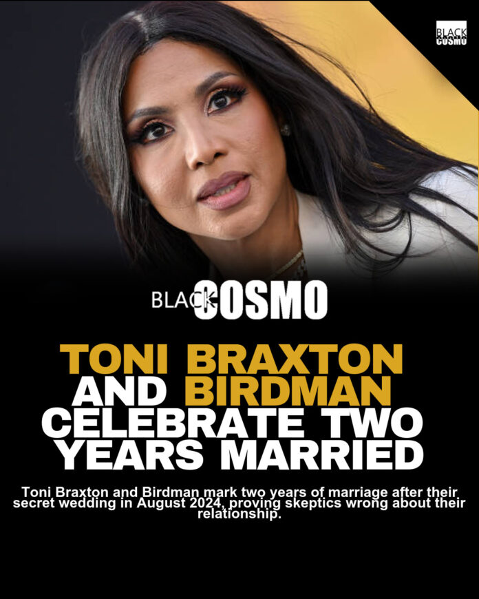 Toni Braxton Celebrates Second Anniversary With Birdman Toni Braxton Celebrates Second Anniversary With Birdman