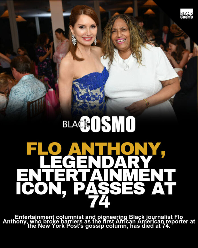 Flo Anthony, Legendary Black Gossip Columnist, Dies at 74 Flo Anthony, Legendary Black Gossip Columnist, Dies at 74