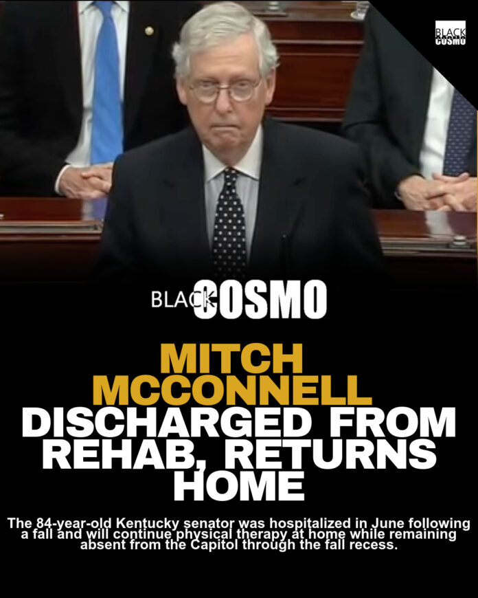 McConnell Returns Home, Senate Comeback Date Unclear McConnell Returns Home, Senate Comeback Date Unclear