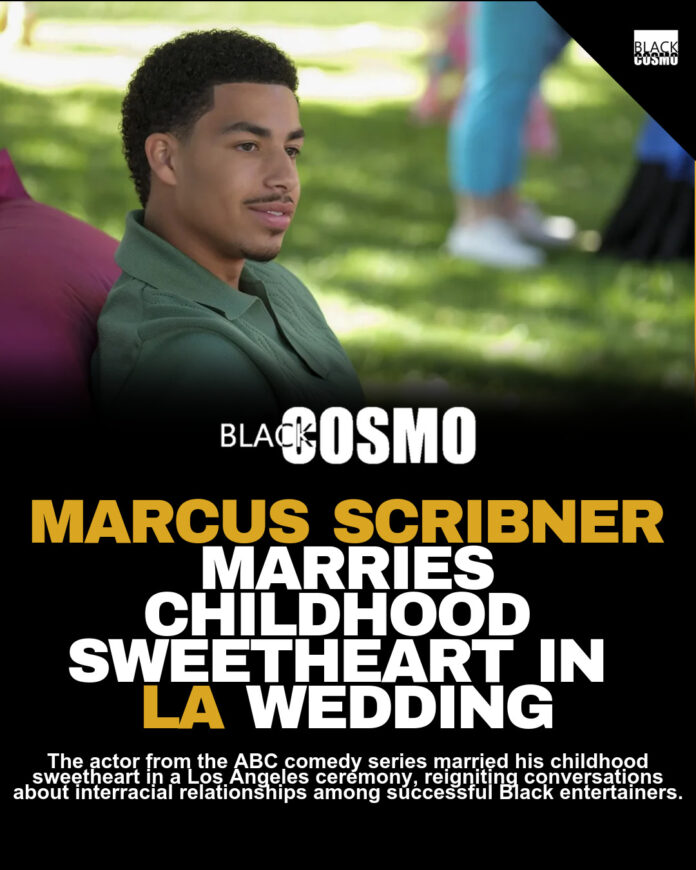 Marcus Scribner Marries Childhood Sweetheart Marcus Scribner Marries Childhood Sweetheart