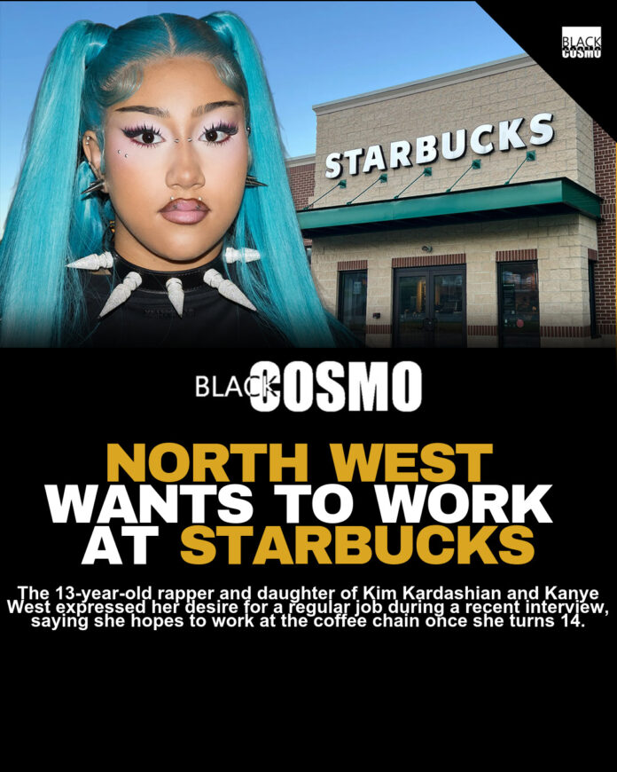 North West Dreams of Working at Starbucks North West Dreams of Working at Starbucks