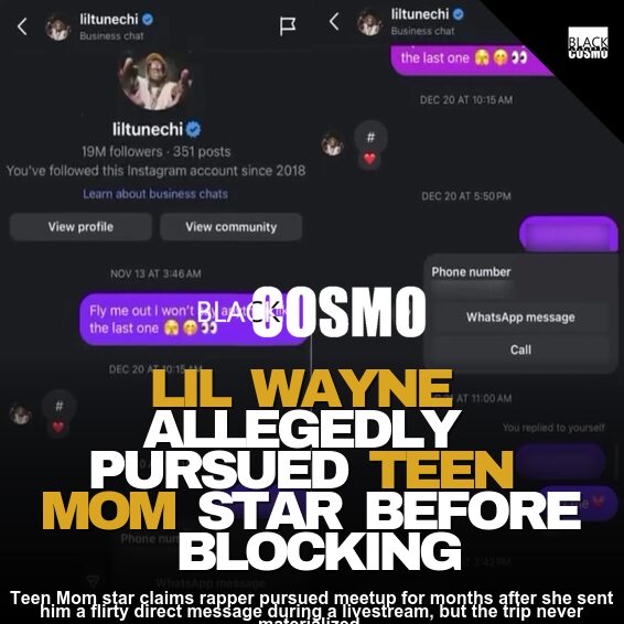 Teen Mom Rachel Beaver Reveals Lil Wayne’s Messages Teen Mom Rachel Beaver Reveals Lil Wayne’s Messages