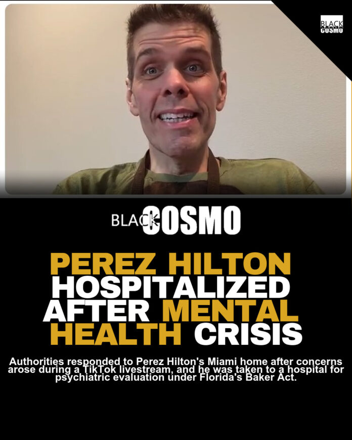 Perez Hilton Family Addresses Mental Health Crisis Perez Hilton Family Addresses Mental Health Crisis