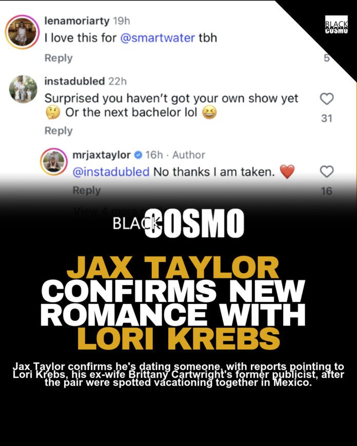 Jax Taylor Confirms “Taken” Status Post-Split Jax Taylor Confirms “Taken” Status Post-Split
