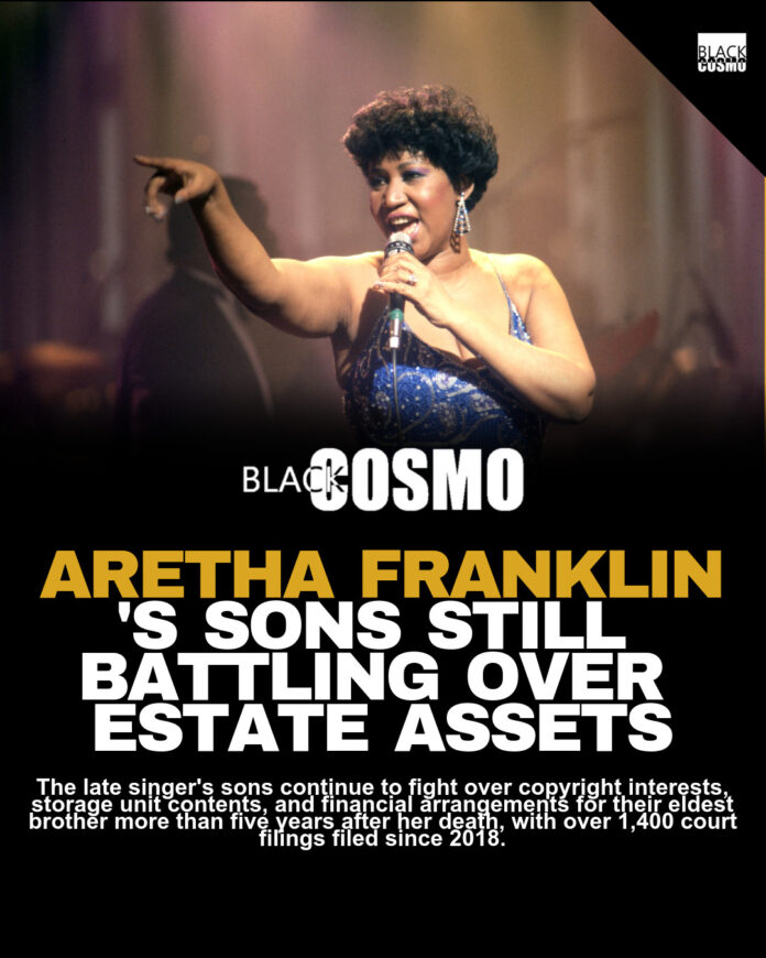 Aretha Franklin’s Sons Battle Over Assets Aretha Franklin’s Sons Battle Over Assets