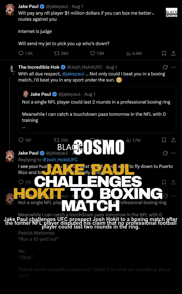 Jake Paul vs Josh Hokit: UFC Heavyweight Challenge Jake Paul vs Josh Hokit: UFC Heavyweight Challenge