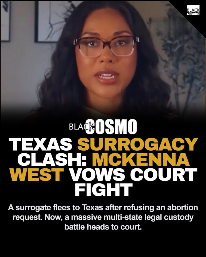 Texas Surrogacy Battle: McKenna West Vows Supreme Court Fight An illustrative medical scale and gavel representing the complex legal and ethical custody battle surrounding gestational surrogacy in Texas.