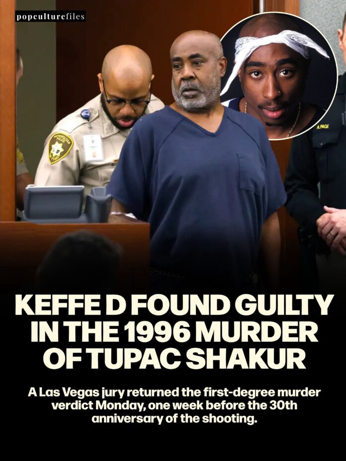Keffe D Guilty in Tupac Murder Case After 30 Years Keffe D Guilty in Tupac Murder Case After 30 Years