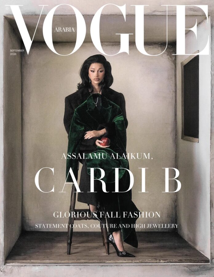Cardi B on Vogue Arabia August 2026 Cardi B on Vogue Arabia August 2026
