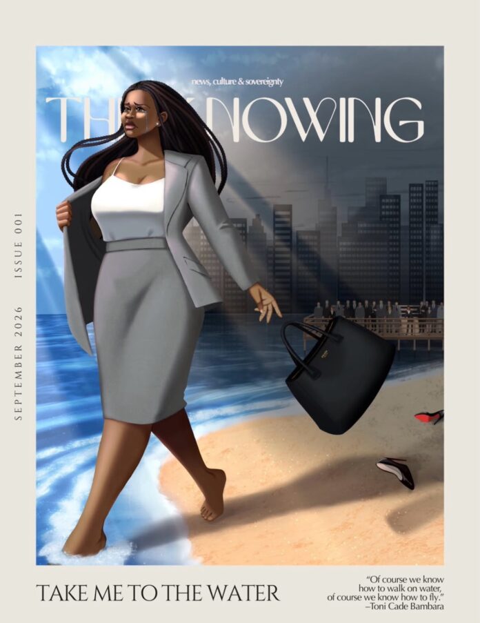 Geneva Thomas on The Knowing News Cover 2026 Geneva Thomas on The Knowing News Cover 2026
