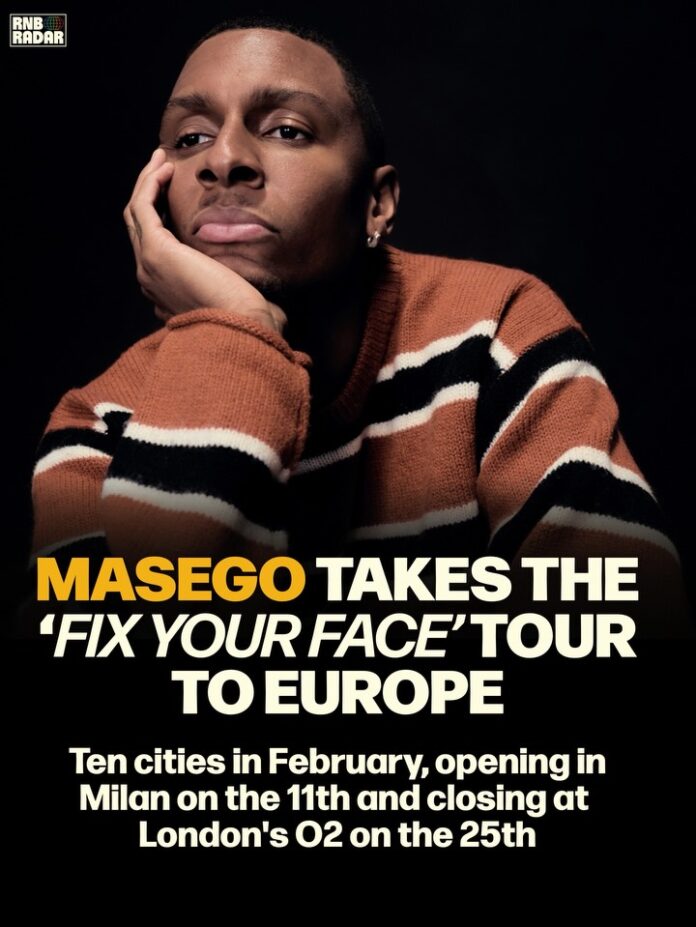 Masego on Fix Your Face Tour Europe 2025 Masego on Fix Your Face Tour Europe 2025