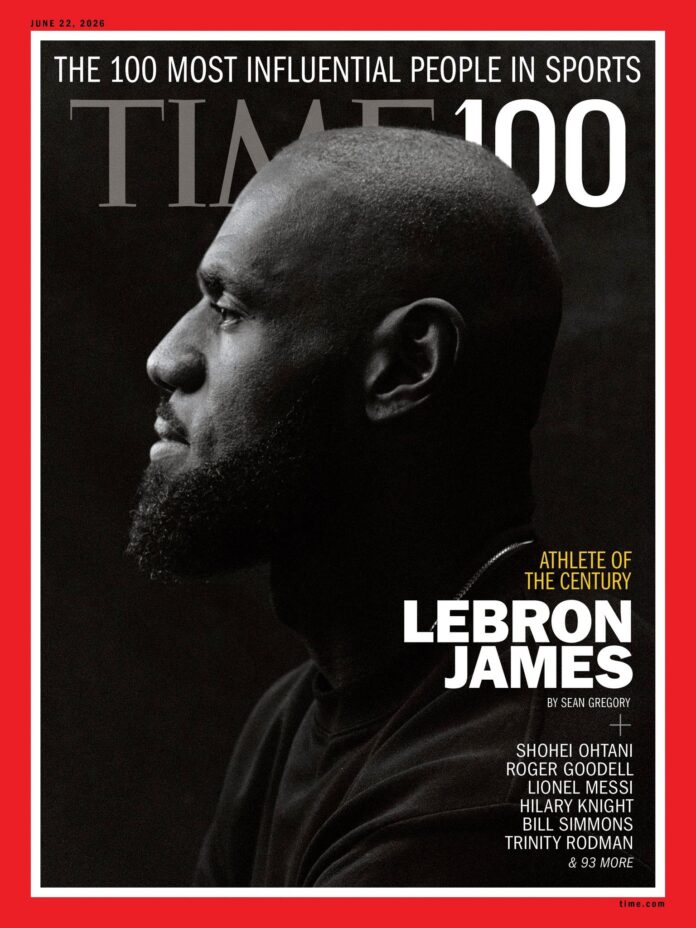 LeBron on TIME Magazine Cover 2026 LeBron on TIME Magazine Cover 2026