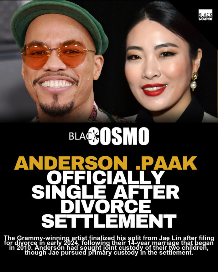 Anderson .Paak Divorce Settlement With Ex Jae Lin Anderson .Paak Divorce Settlement With Ex Jae Lin