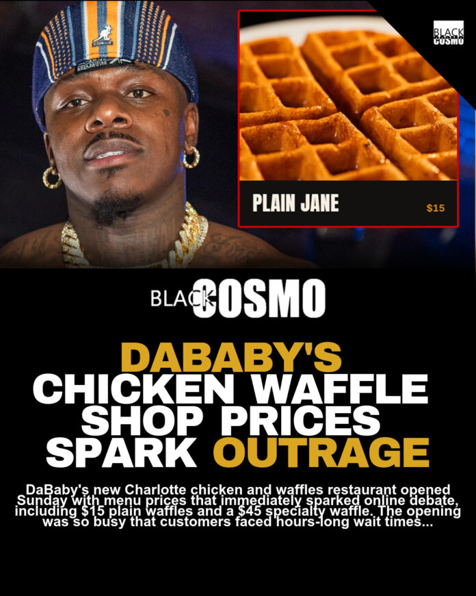 DaBaby’s Chicken and Waffle Menu Prices DaBaby’s Chicken and Waffle Menu Prices