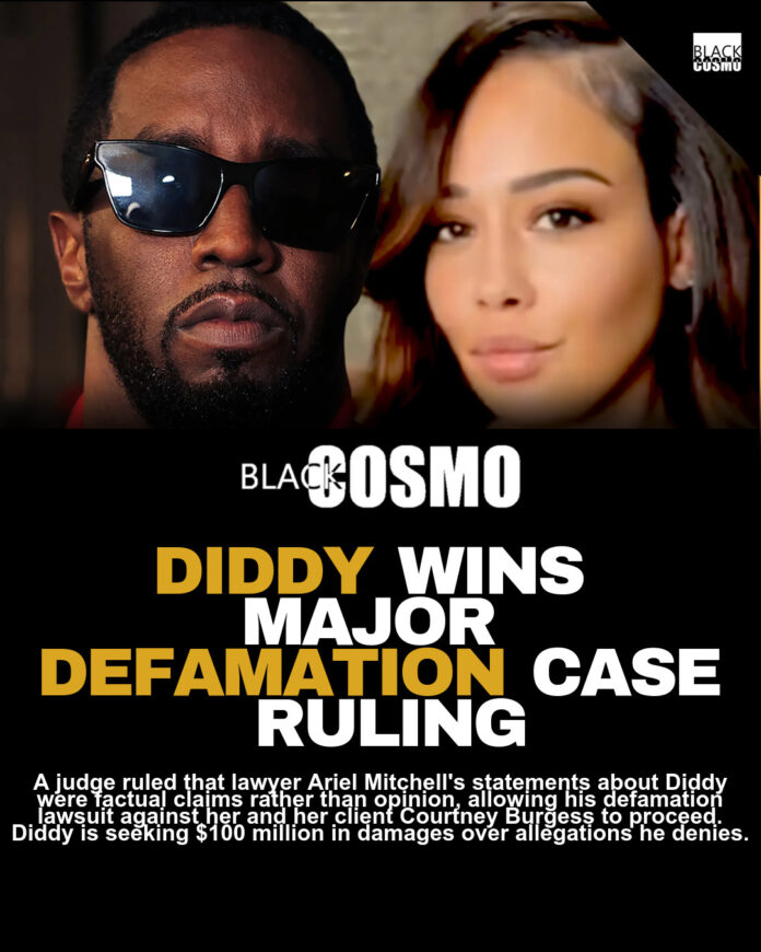 Diddy Wins Legal Battle Over Defamation Claims Diddy Wins Legal Battle Over Defamation Claims