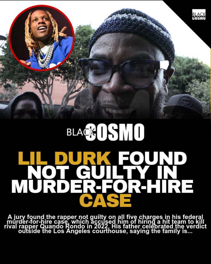 Lil Durk’s Dad: Family ‘On a High’ After Not Guilty Verdict Lil Durk’s Dad: Family ‘On a High’ After Not Guilty Verdict