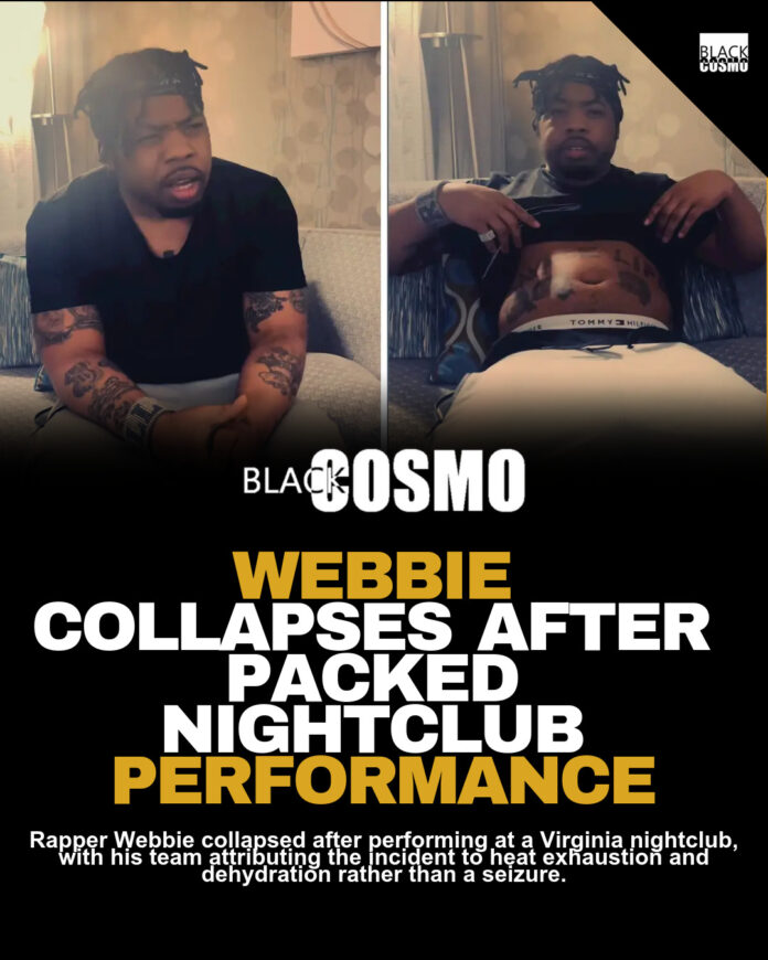 Louisiana Rapper Webber Collapses on Stage From Heat Stroke Louisiana Rapper Webber Collapses on Stage From Heat Stroke