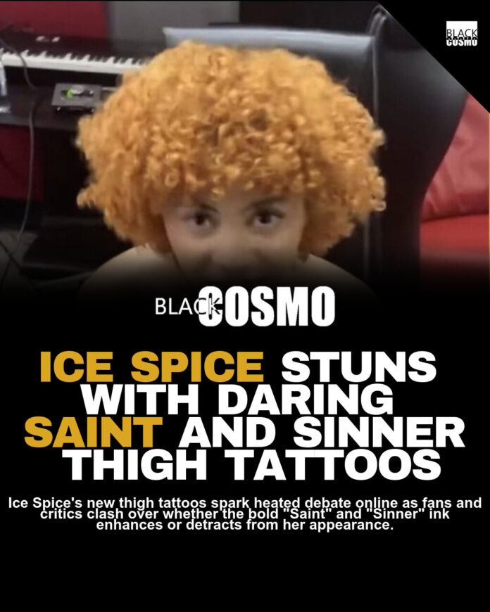 Ice Spice’s Giant Thigh Tattoo: Love It or Hate It Ice Spice’s Giant Thigh Tattoo: Love It or Hate It