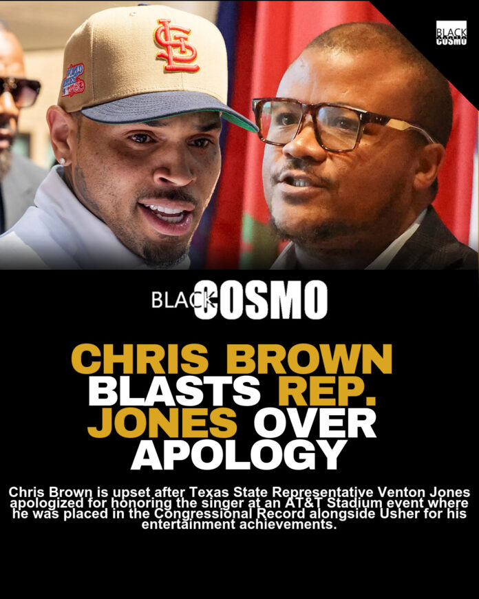 Chris Brown Slams Texas Rep. Over Apology Chris Brown Slams Texas Rep. Over Apology