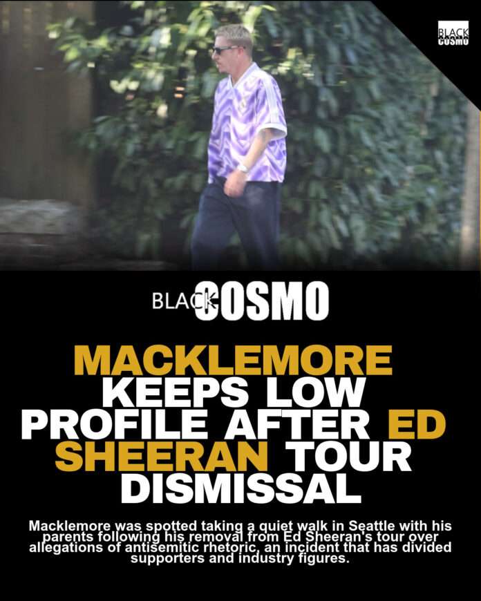 Macklemore Returns to Seattle After Ed Sheeran Tour Macklemore Returns to Seattle After Ed Sheeran Tour
