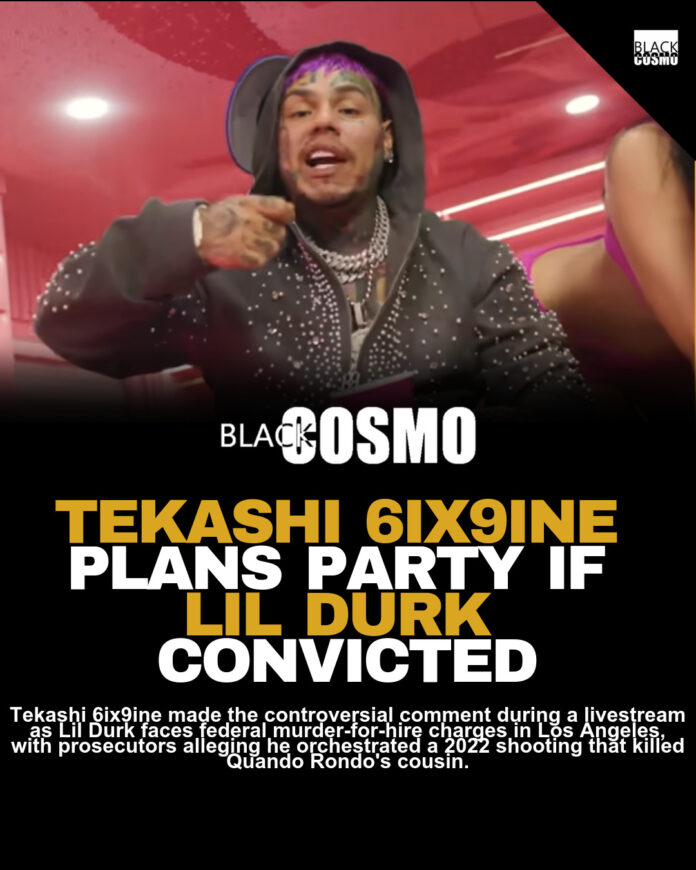 Tekashi 6ix9ine Taunts Lil Durk Before Trial Verdict Tekashi 6ix9ine Taunts Lil Durk Before Trial Verdict