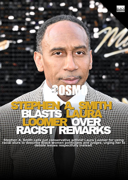 Stephen A. Smith Responds to Laura Loomer’s Racist Remarks Stephen A. Smith Responds to Laura Loomer’s Racist Remarks