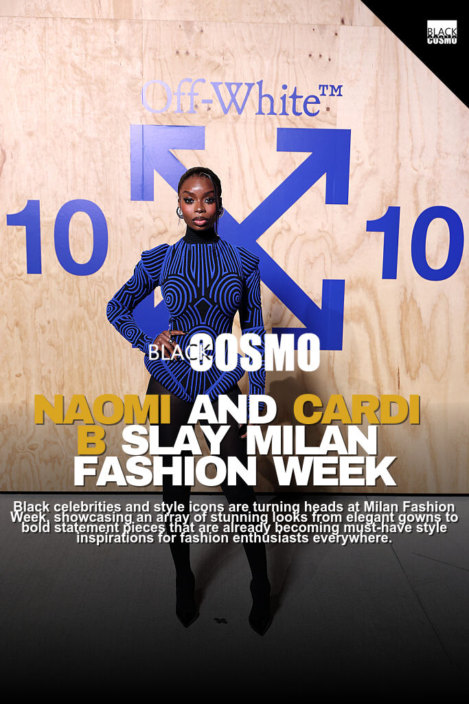 Black Stars at Milan Fashion Week Black Stars at Milan Fashion Week