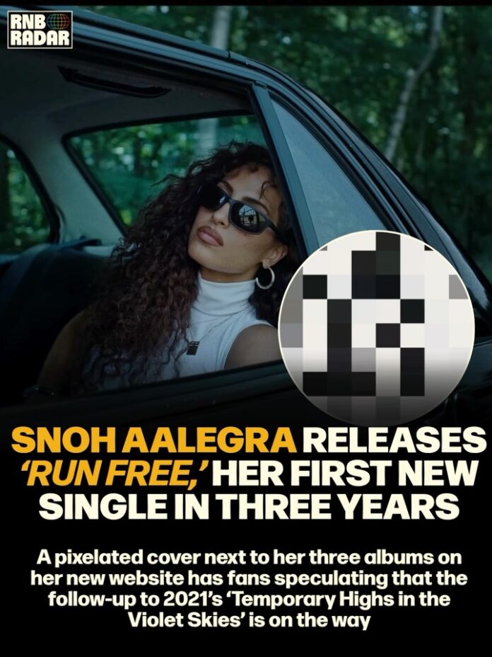 Snoh Aalegra on Her Fourth Album Coming Soon Snoh Aalegra on Her Fourth Album Coming Soon
