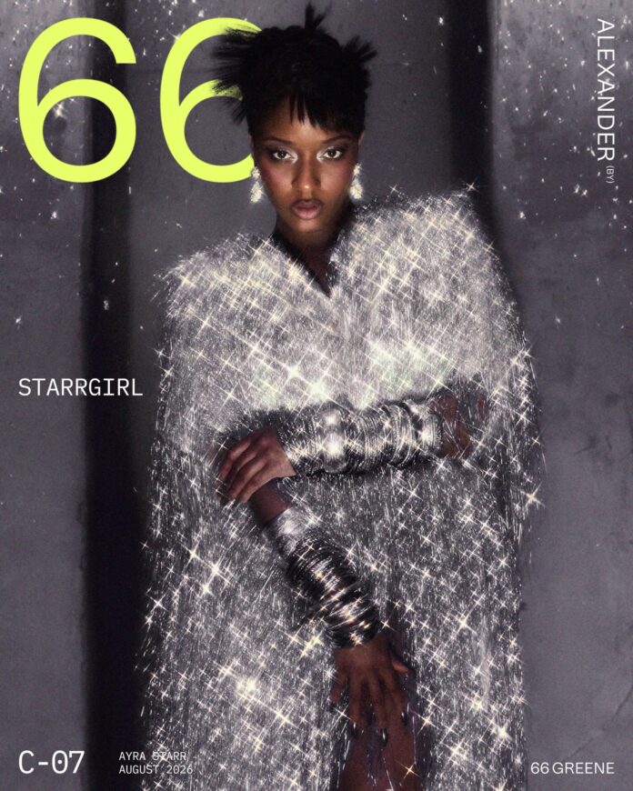 Ayra Starr on 66Greene September 2026 Cover Ayra Starr on 66Greene September 2026 Cover
