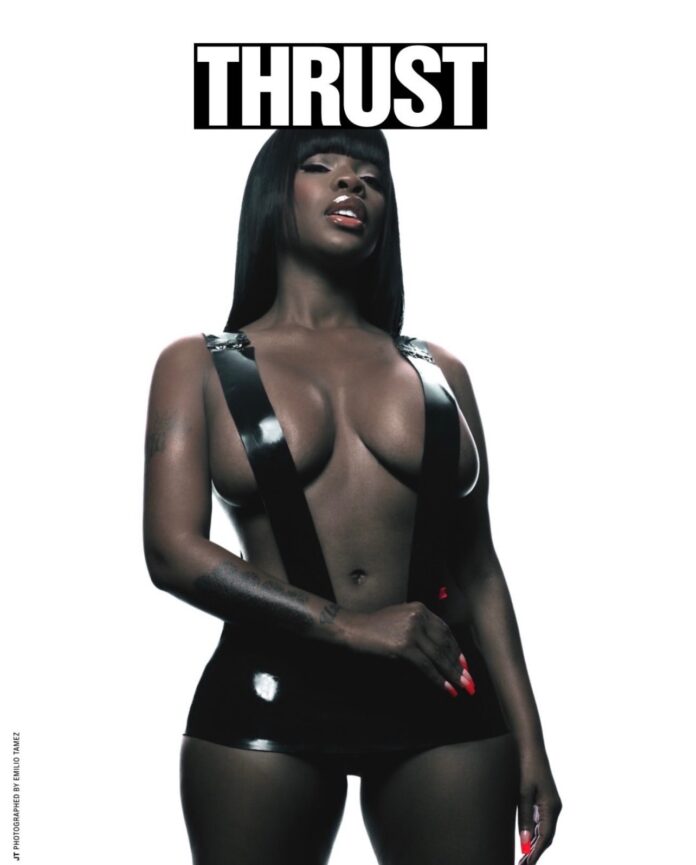 The Girl JT on TTTHRUSTTT Cover The Girl JT on TTTHRUSTTT Cover