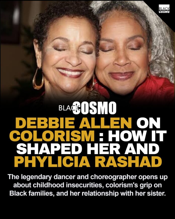 Debbie Allen on Colorism and Phylicia Rashad: Childhood Insecurities Revealed Debbie Allen, legendary choreographer and actress, speaking candidly in an interview about colorism and family dynamics.