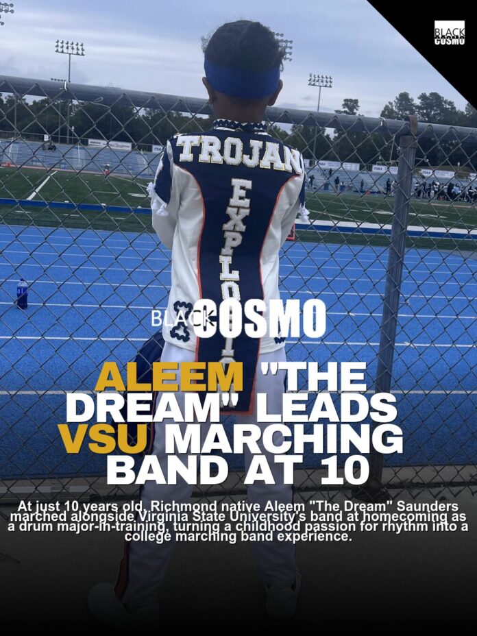 Young Drum Major Leads Band at HBCU Homecoming Young Drum Major Leads Band at HBCU Homecoming