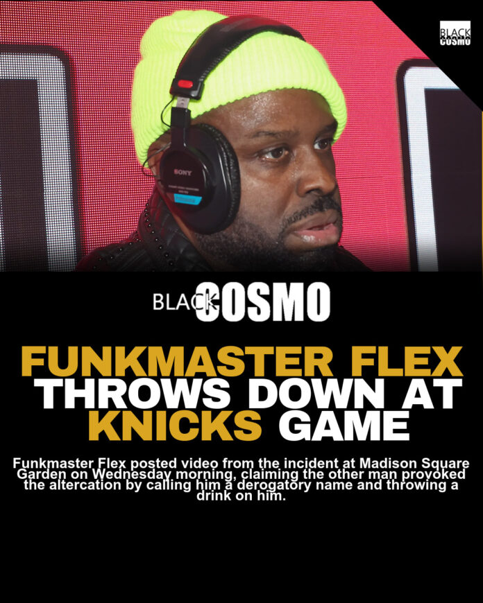 Funkmaster Flex Altercation at Knicks Game Video Funkmaster Flex Altercation at Knicks Game Video